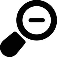 Zoom find icon symbol image vector. Illustration of the search lens design image vector