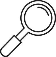 Zoom find icon symbol image vector. Illustration of the search lens design image vector