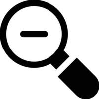 Zoom find icon symbol image vector. Illustration of the search lens design image vector