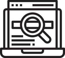 Zoom find icon symbol image vector. Illustration of the search lens design image vector