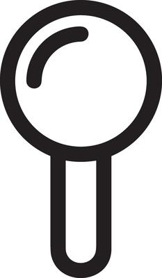 Zoom find icon symbol image vector. Illustration of the search lens design image