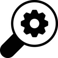 Zoom find icon symbol image vector. Illustration of the search lens design image vector