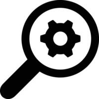 Zoom find icon symbol image vector. Illustration of the search lens design image vector