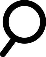 Zoom find icon symbol image vector. Illustration of the search lens design image vector