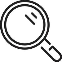 Zoom find icon symbol image vector. Illustration of the search lens design image vector