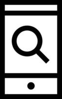 Zoom find icon symbol image vector. Illustration of the search lens design image vector