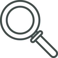 Zoom find icon symbol image vector. Illustration of the search lens design image vector