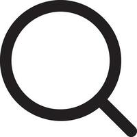 Zoom find icon symbol image vector. Illustration of the search lens design image vector