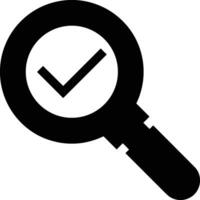 Zoom find icon symbol image vector. Illustration of the search lens design image vector