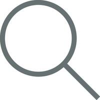 Zoom find icon symbol image vector. Illustration of the search lens design image vector