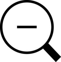 Zoom find icon symbol image vector. Illustration of the search lens design image vector