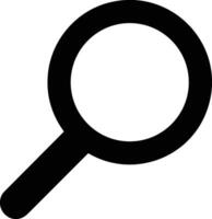 Zoom find icon symbol image vector. Illustration of the search lens design image vector