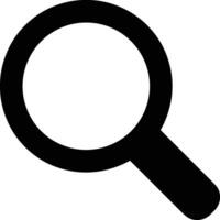 Zoom find icon symbol image vector. Illustration of the search lens design image vector