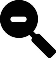 Zoom find icon symbol image vector. Illustration of the search lens design image vector