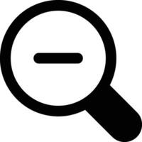 Zoom find icon symbol image vector. Illustration of the search lens design image vector