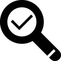 Zoom find icon symbol image vector. Illustration of the search lens design image vector