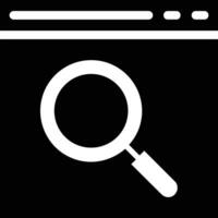 Zoom find icon symbol image vector. Illustration of the search lens design image vector