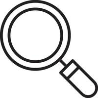 Zoom find icon symbol image vector. Illustration of the search lens design image vector