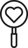 Zoom find icon symbol image vector. Illustration of the search lens design image vector