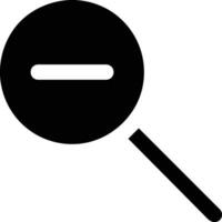 Zoom find icon symbol image vector. Illustration of the search lens design image vector