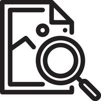 Zoom find icon symbol image vector. Illustration of the search lens design image vector