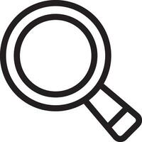 Zoom find icon symbol image vector. Illustration of the search lens design image vector