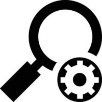 Zoom find icon symbol image vector. Illustration of the search lens design image vector