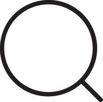 Zoom find icon symbol image vector. Illustration of the search lens design image vector