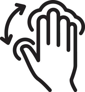 Zoom find icon symbol image vector. Illustration of the search lens design image vector