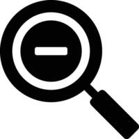 Zoom find icon symbol image vector. Illustration of the search lens design image vector