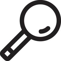 Zoom find icon symbol image vector. Illustration of the search lens design image vector