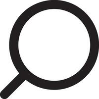 Zoom find icon symbol image vector. Illustration of the search lens design image vector