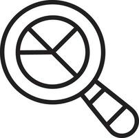 Zoom find icon symbol image vector. Illustration of the search lens design image vector