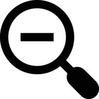 Zoom find icon symbol image vector. Illustration of the search lens design image vector