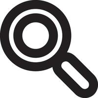 Zoom find icon symbol image vector. Illustration of the search lens design image vector