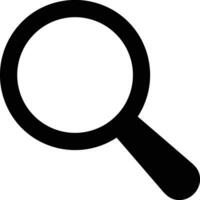 Zoom find icon symbol image vector. Illustration of the search lens design image vector