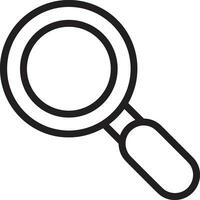 Zoom find icon symbol image vector. Illustration of the search lens design image vector