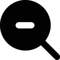 Zoom find icon symbol image vector. Illustration of the search lens design image vector