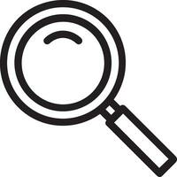 Zoom find icon symbol image vector. Illustration of the search lens design image vector