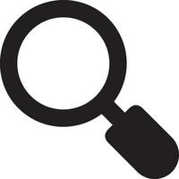 Zoom find icon symbol image vector. Illustration of the search lens design image vector