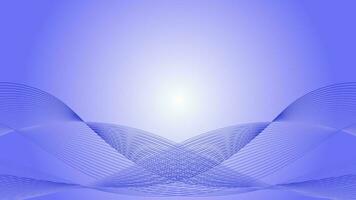 White blue gradient background with shining waves. Shiny moving lines design element. Modern blue purple gradient flowing wave lines. Futuristic technology concept photo