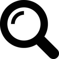 Zoom find icon symbol image vector. Illustration of the search lens design image vector