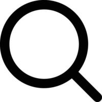 Zoom find icon symbol image vector. Illustration of the search lens design image vector