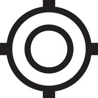 Zoom find icon symbol image vector. Illustration of the search lens design image vector