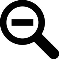 Zoom find icon symbol image vector. Illustration of the search lens design image vector