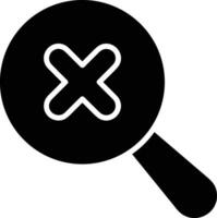 Zoom find icon symbol image vector. Illustration of the search lens design image vector