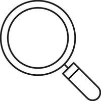 Zoom find icon symbol image vector. Illustration of the search lens design image vector