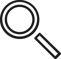 Zoom find icon symbol image vector. Illustration of the search lens design image vector