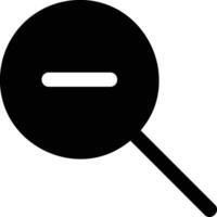 Zoom find icon symbol image vector. Illustration of the search lens design image vector