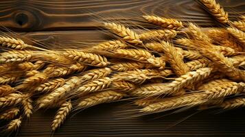 wheat seed plant background ai photo